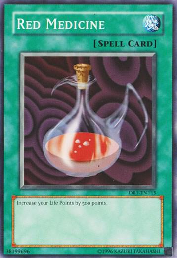 Red Medicine DB1-EN115 card from Dark Beginning 1