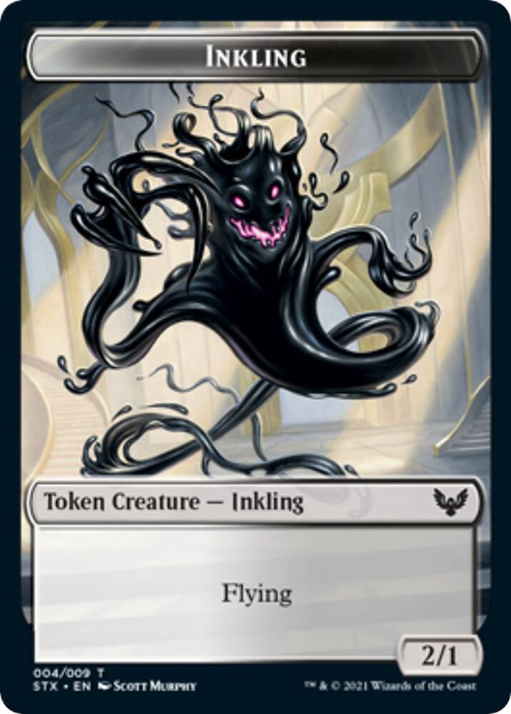 Inkling Token 4 card from Strixhaven: School of Mages