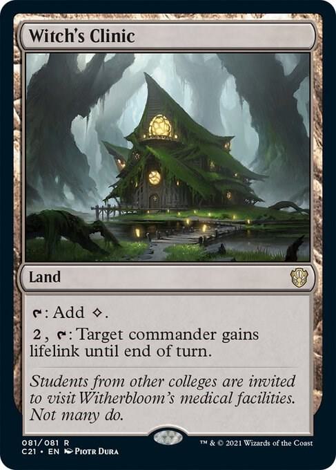 Witch's Clinic 81 card from Commander 2021