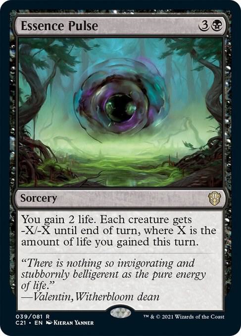 Essence Pulse 39 card from Commander 2021