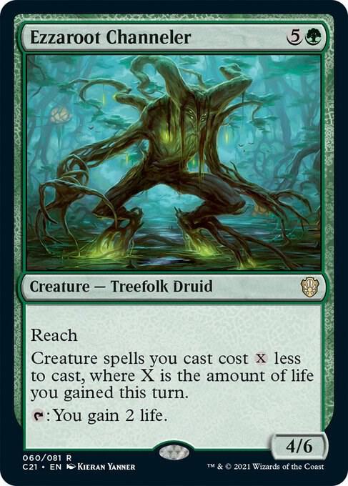 Ezzaroot Channeler 60 card from Commander 2021