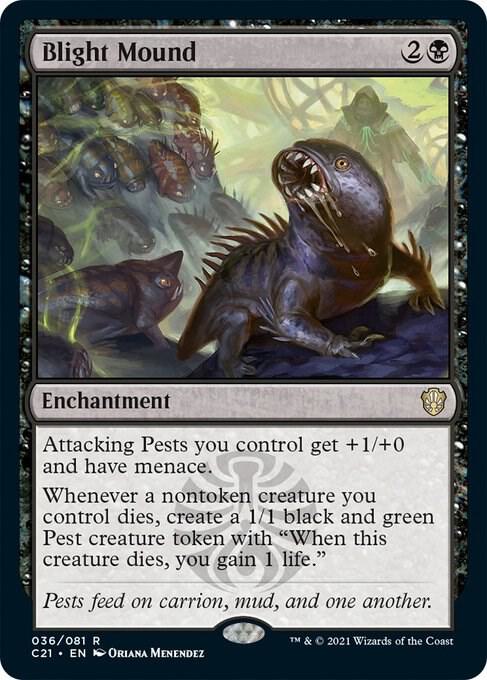 Blight Mound 36 card from Commander 2021