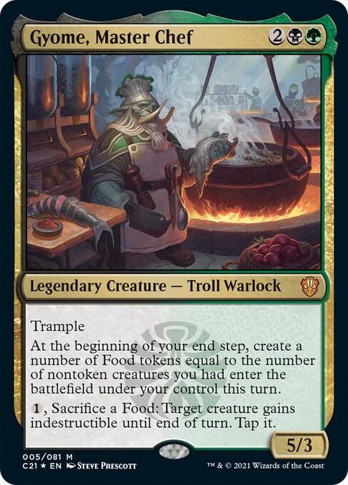 Gyome, Master Chef 5 card from Commander 2021