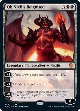 Ob Nixilis Reignited 149 card from Commander 2021