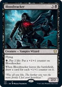 Bloodtracker 137 card from Commander 2021
