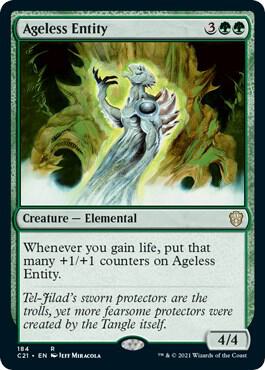 Ageless Entity 184 card from Commander 2021