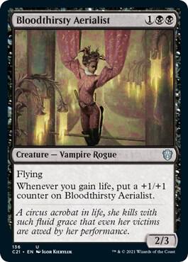 Bloodthirsty Aerialist 136 card from Commander 2021