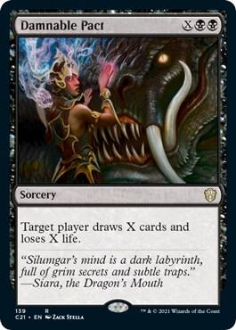 Damnable Pact 139 card from Commander 2021