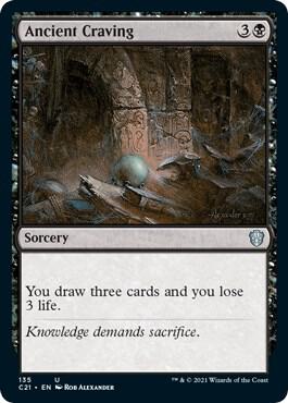 Ancient Craving 135 card from Commander 2021