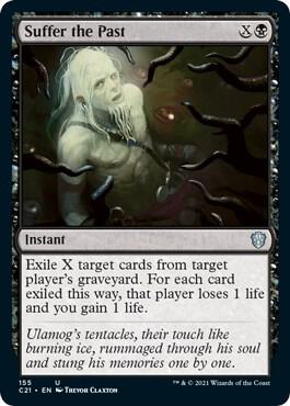 Suffer the Past 155 card from Commander 2021