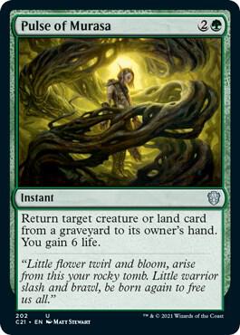 Pulse of Murasa 202 card from Commander 2021