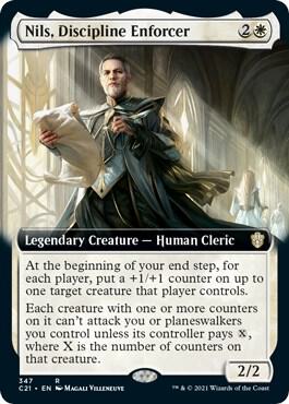 Nils, Discipline Enforcer (Extended Art) 347 card from Commander 2021