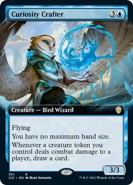 Curiosity Crafter (Extended Art) 351 card from Commander 2021