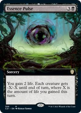 Essence Pulse (Extended Art) 366 card from Commander 2021