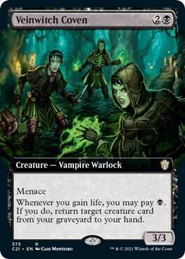 Veinwitch Coven (Extended Art) 373 card from Commander 2021