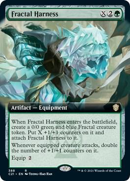 Fractal Harness (Extended Art) 388 card from Commander 2021