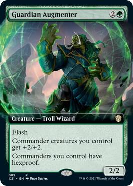 Guardian Augmenter (Extended Art) 389 card from Commander 2021