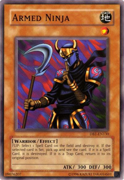 Armed Ninja DB1-EN130 card from Dark Beginning 1