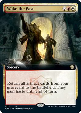 Wake the Past (Extended Art) 402 card from Commander 2021