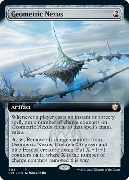 Geometric Nexus (Extended Art) 404 card from Commander 2021
