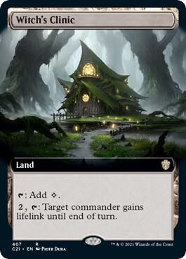 Witch's Clinic (Extended Art) 407 card from Commander 2021