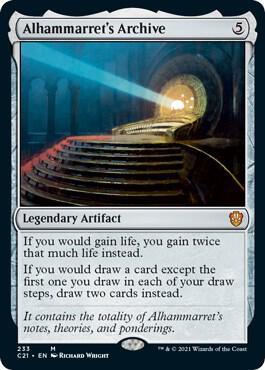 Alhammarret's Archive 233 card from Commander 2021
