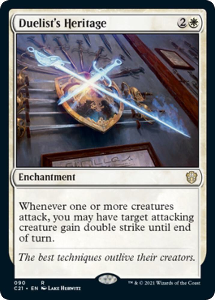 Duelist's Heritage 90 card from Commander 2021
