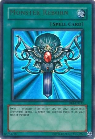 Monster Reborn DB1-EN133 card from Dark Beginning 1