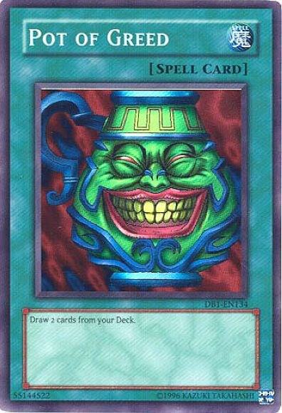 Pot of Greed DB1-EN134 card from Dark Beginning 1