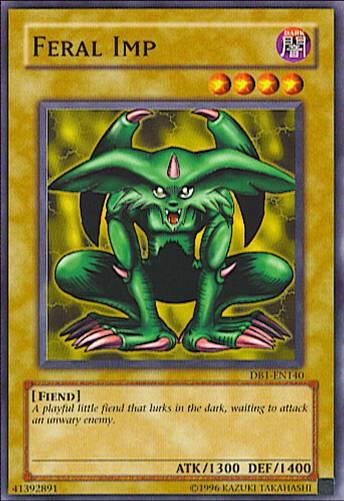 Feral Imp DB1-EN140 card from Dark Beginning 1
