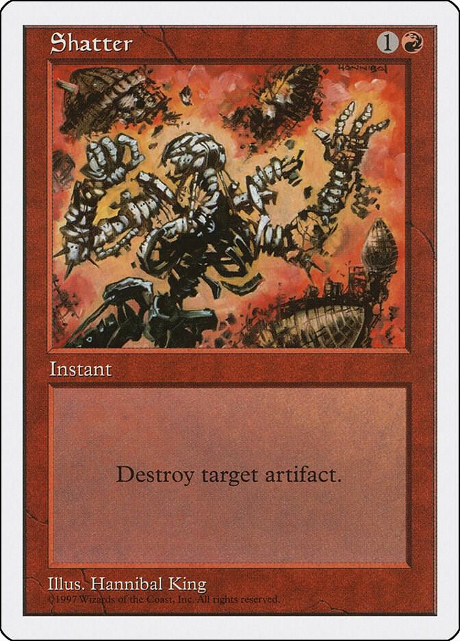 Shatter card from Fifth Edition