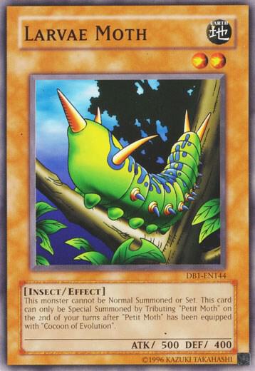 Larvae Moth DB1-EN144 card from Dark Beginning 1