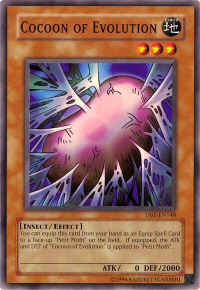 Cocoon of Evolution DB1-EN148 card from Dark Beginning 1