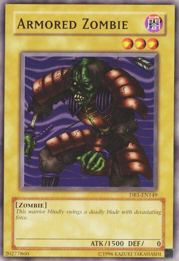 Armored Zombie DB1-EN149 card from Dark Beginning 1