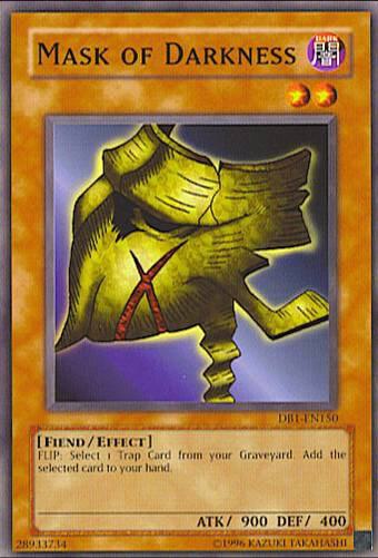 Mask of Darkness DB1-EN150 card from Dark Beginning 1
