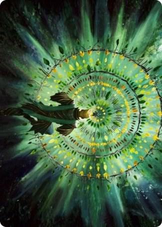 Verdant Mastery Art Card 19 card from Art Series: Strixhaven