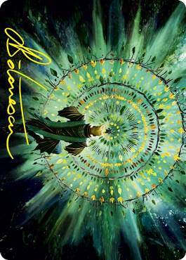 Verdant Mastery Art Card (Gold-Stamped Signature) 19 card from Art Series: Strixhaven