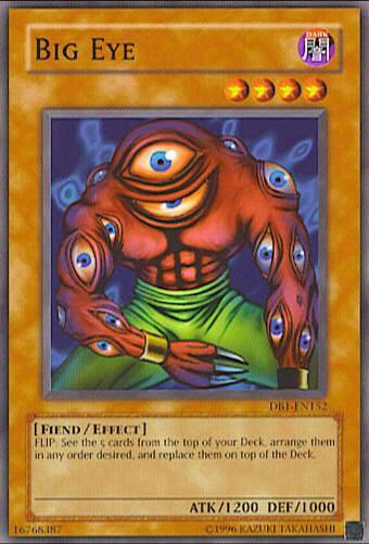 Big Eye DB1-EN152 card from Dark Beginning 1