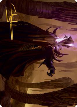 Extus, Oriq Overlord Art Card (Gold-Stamped Signature) 26 card from Art Series: Strixhaven