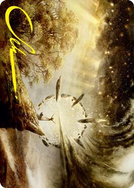 Harness Infinity Art Card (Gold-Stamped Signature) 27 card from Art Series: Strixhaven