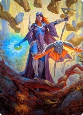 Kasmina, Enigma Sage Art Card 29 card from Art Series: Strixhaven