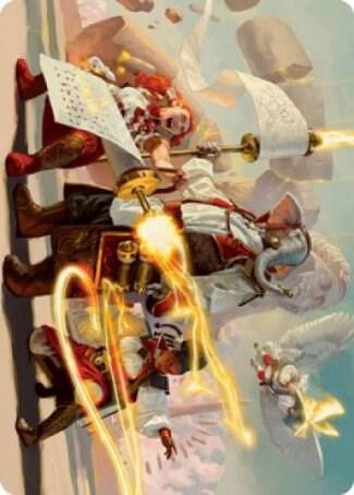 Lorehold Command Art Card 31 card from Art Series: Strixhaven
