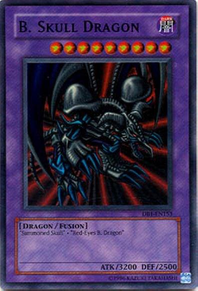 B. Skull Dragon DB1-EN153 card from Dark Beginning 1