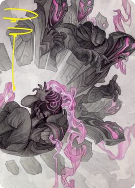 Rise of Extus Art Card (Gold-Stamped Signature) 37 card from Art Series: Strixhaven
