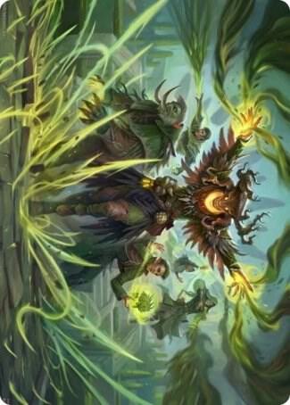 Witherbloom Command Art Card 45 card from Art Series: Strixhaven