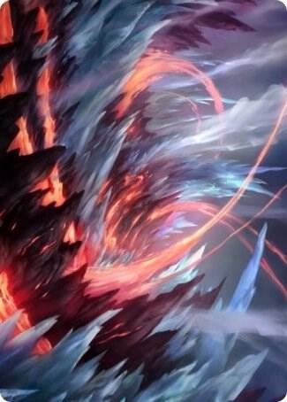 Frostboil Snarl Art Card 47 card from Art Series: Strixhaven