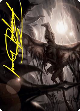 Shadrix Silverquill Art Card (Gold-Stamped Signature) 59 card from Art Series: Strixhaven
