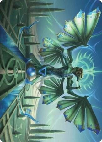 Tanazir Quandrix Art Card 60 card from Art Series: Strixhaven