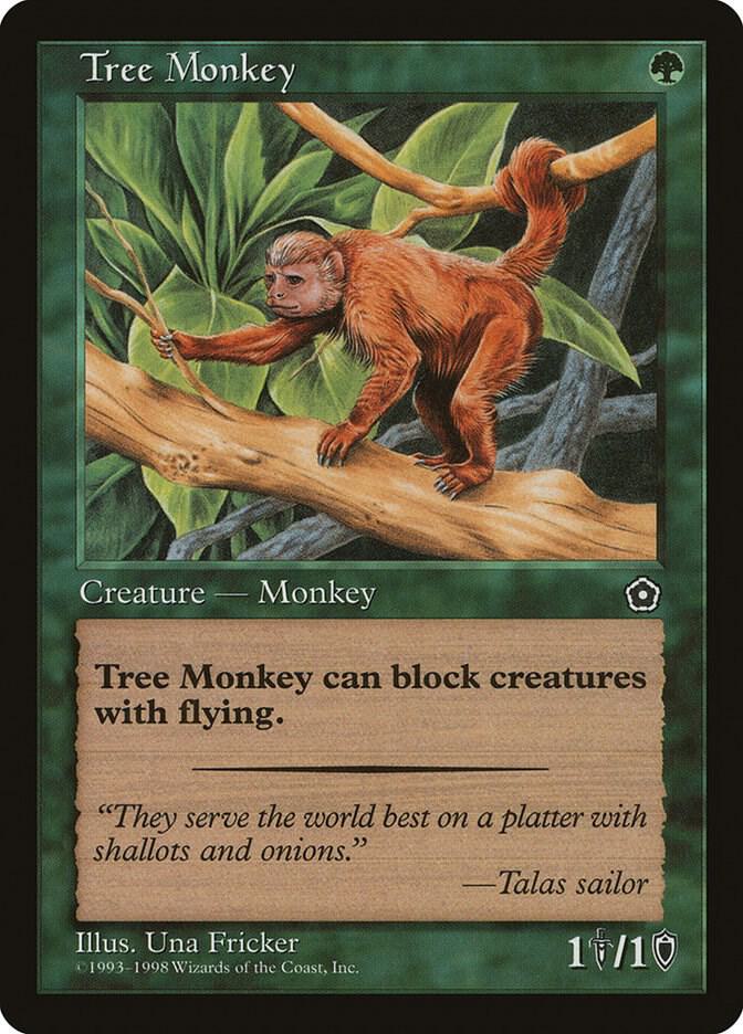 Tree Monkey card from Portal Second Age