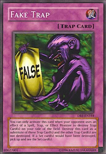 Fake Trap DB1-EN164 card from Dark Beginning 1